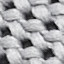 Amherst Lug Knit U-Throat - Gray Knit