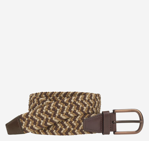 Woven Stretch-Knit Belt