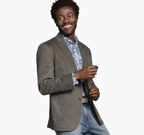 Washed Cotton Blazer