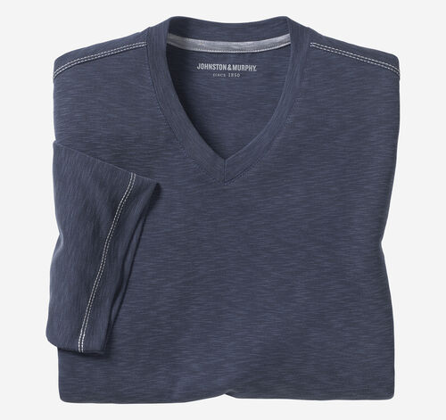 Vintage Slub V-Neck Tee