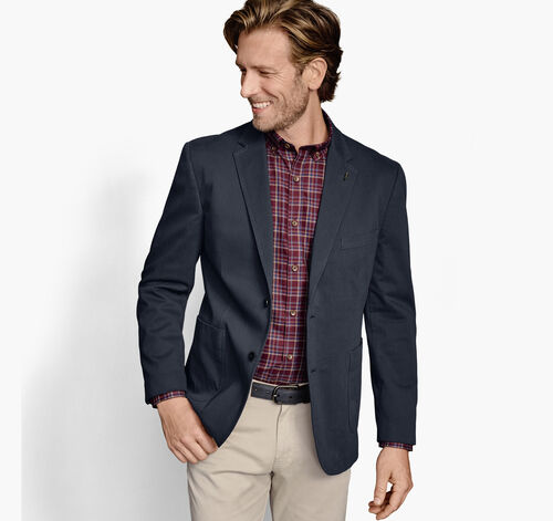 Washed Cotton Blazer