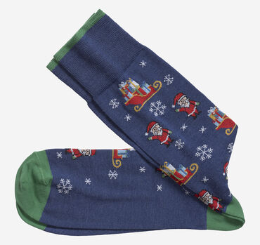 Santa & Sleigh Socks
