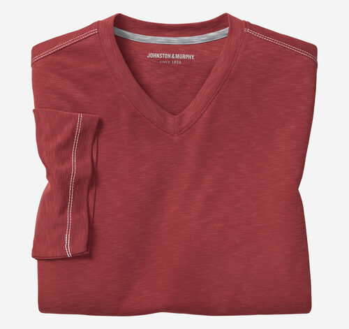 Vintage Slub V-Neck Tee