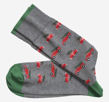 Christmas Truck Socks