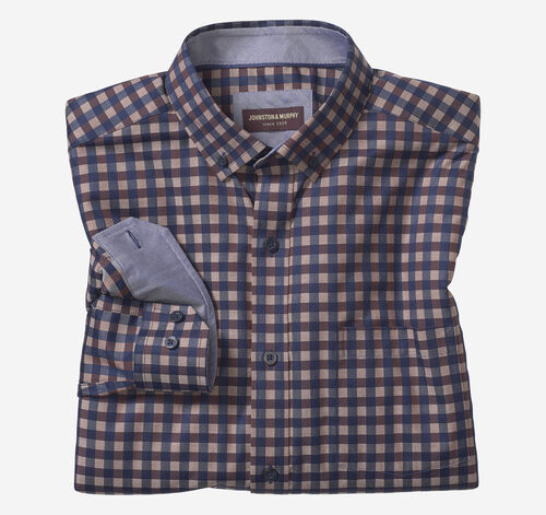 Button-Collar Premium Cotton Shirt
