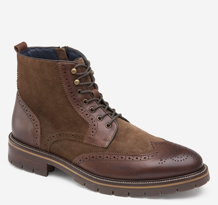 Johnston & Murphy XC Flex® Cody Wingtip Zip Boot. 1