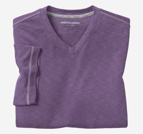 Vintage Slub V-Neck Tee