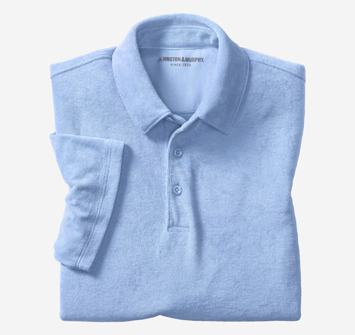 Pima Cotton-Blend Terry Polo