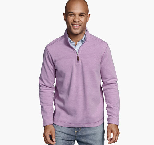 Reversible Solid Quarter-Zip