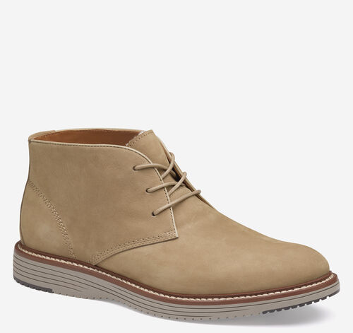 Upton Shearling Chukka Boot - Light Tan Nubuck/Shearling