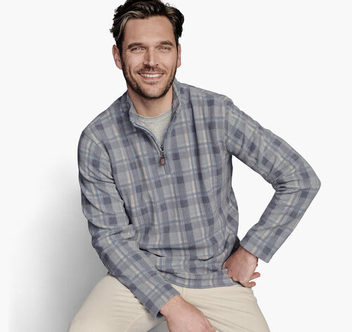 Printed Fleece Quarter-Zip