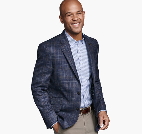Multi Plaid Blazer