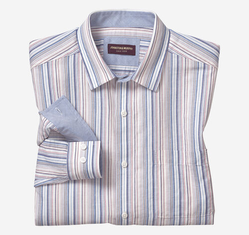 Washed Linen-Blend Shirt