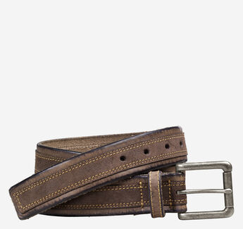 Suede Overlay Belt