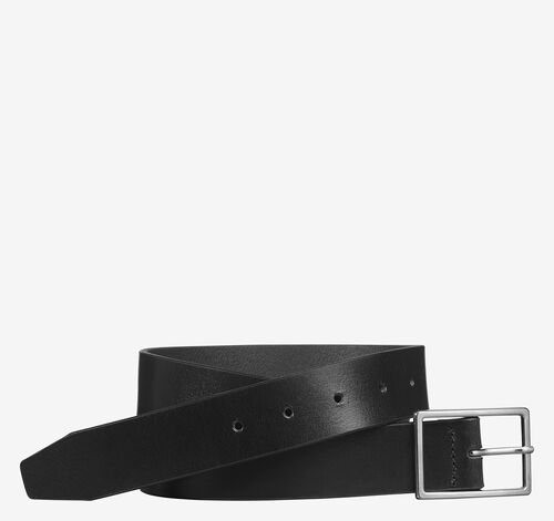 Polished-Nickel Buckle Belt