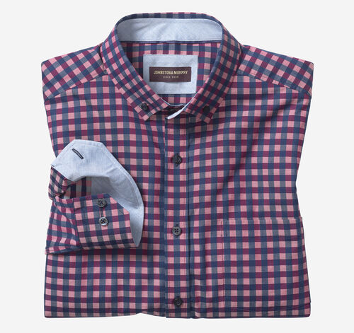 Button-Collar Premium Cotton Shirt