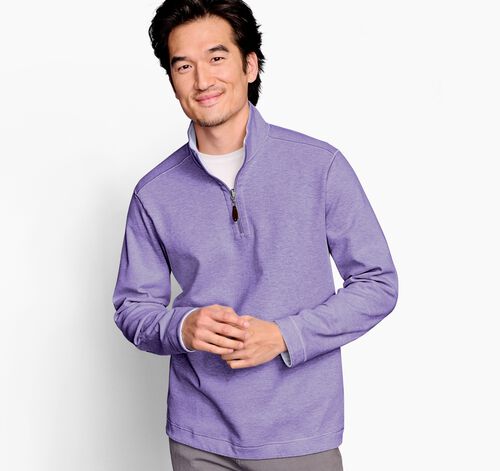 Reversible Solid Quarter-Zip