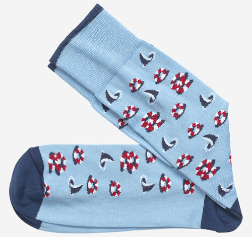 Lifesaver Shark Socks