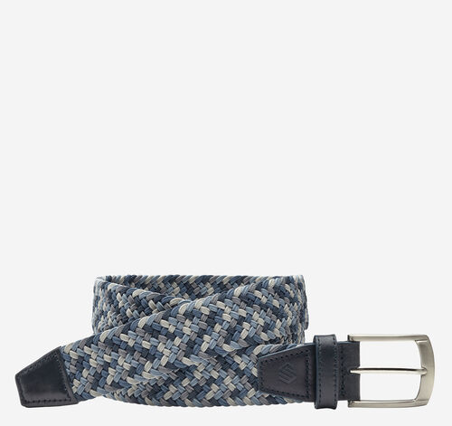 Woven Stretch-Knit Belt