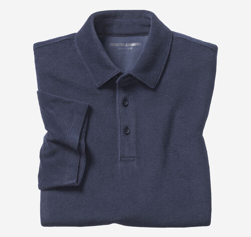 Pima Cotton-Blend Terry Polo