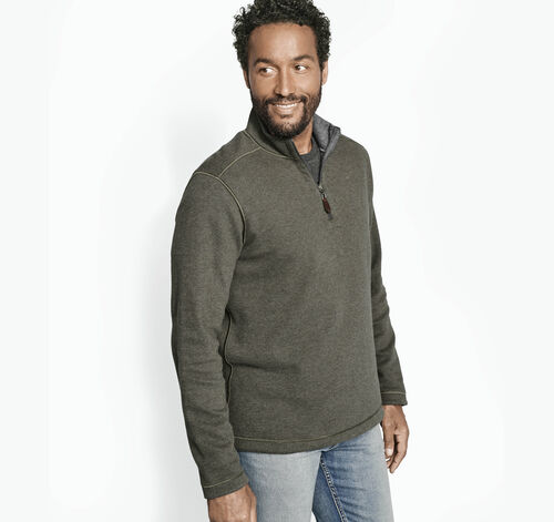 Reversible Solid Quarter-Zip