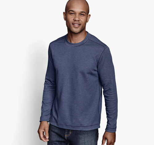 Reversible Long-Sleeve Crewneck