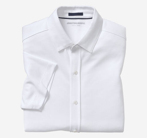 Vintage Birdseye Button-Front Shirt