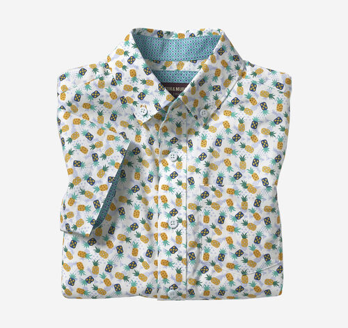 Boys Short-Sleeve Printed Shirt