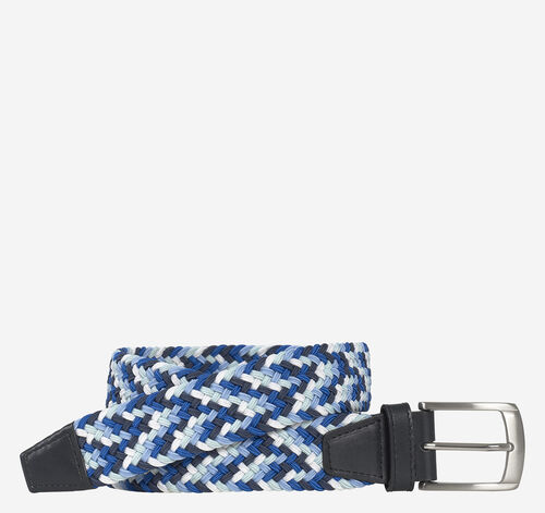 Woven Stretch-Knit Belt