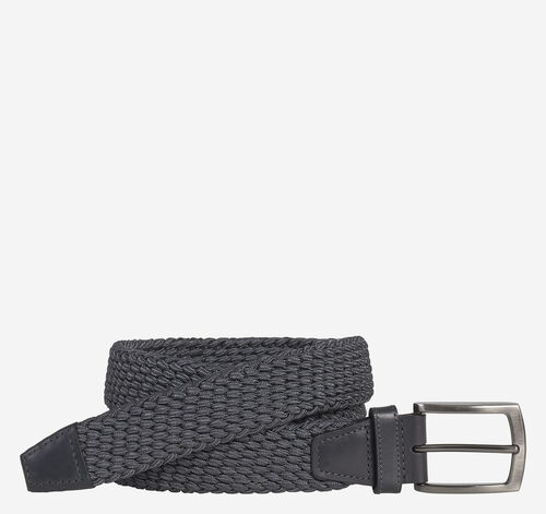 Woven Stretch-Knit Belt