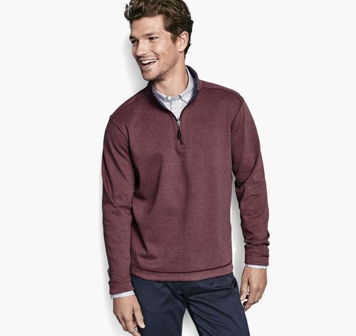 Reversible Solid Quarter-Zip