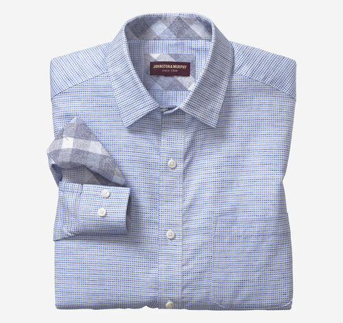 Washed Linen-Blend Shirt