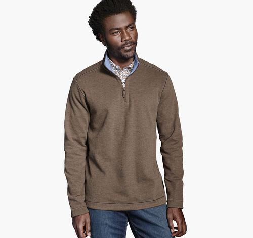 Reversible Solid Quarter-Zip