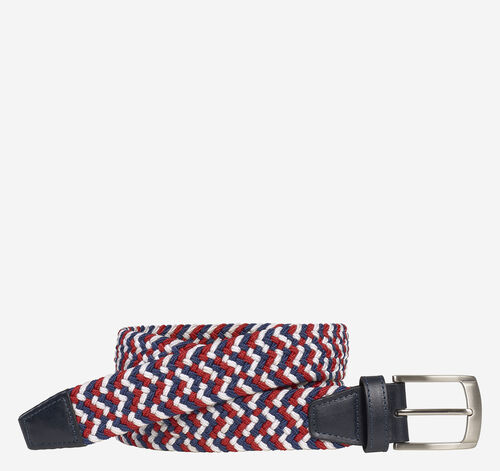 Woven Stretch-Knit Belt