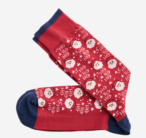 Pima Cotton Holiday-Themed Socks