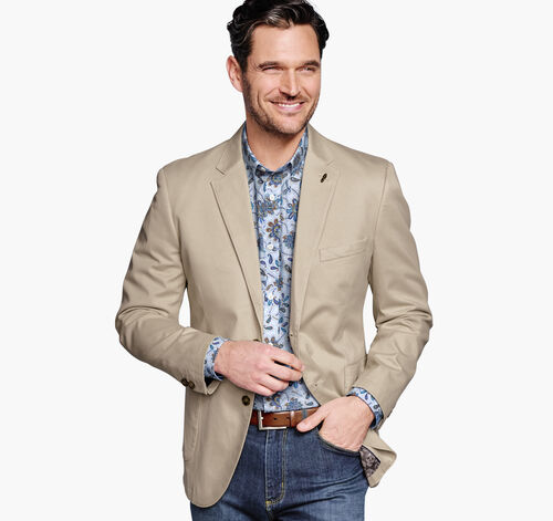Washed Cotton Blazer