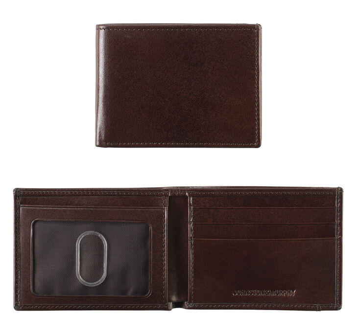 Johnston & Murphy Italian Leather Super Slim Wallet. 1