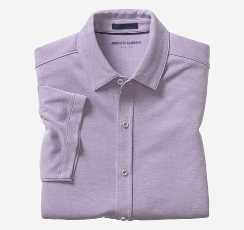 Vintage Birdseye Button-Front Shirt