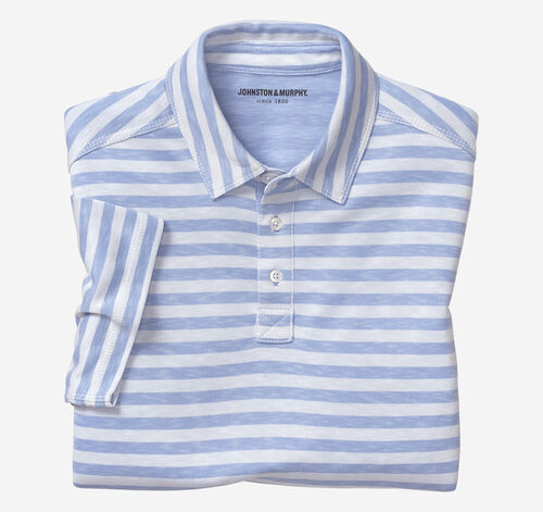 Vintage Slub Stripe Polo
