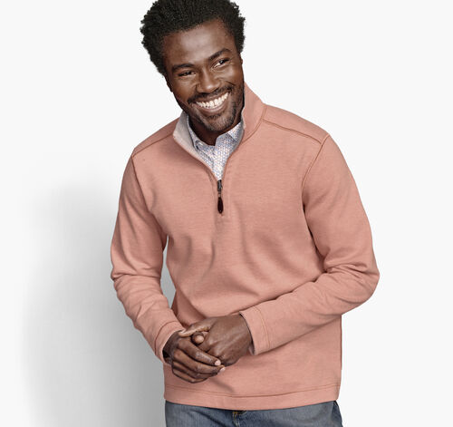 Reversible Solid Quarter-Zip