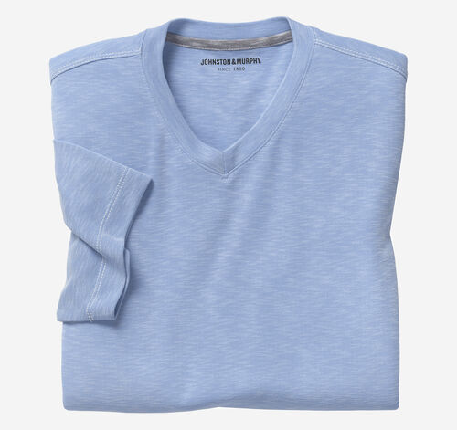 Vintage Slub V-Neck Tee