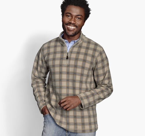 Printed Fleece Quarter-Zip