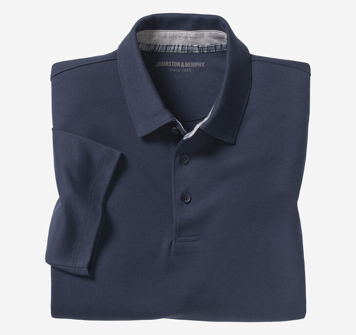 Johnston & Murphy Liquid Cotton Polo. 1 Johnston & Murphy Liquid Cotton Polo. 1