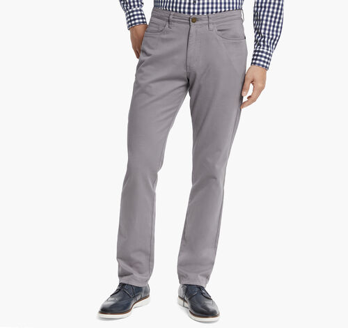 Five-Pocket Pants - Light Gray