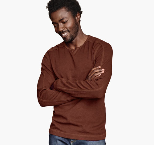 Split-Neck Pullover