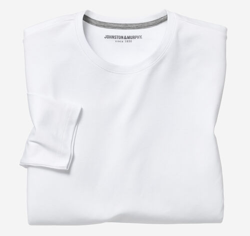 Essential Long-Sleeve Tee - White