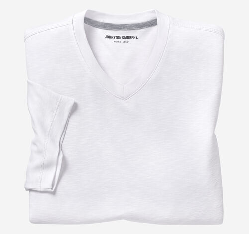 Vintage Slub V-Neck Tee