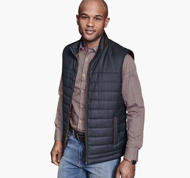 Quilted Heathered Vest
