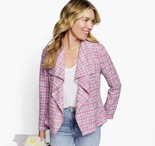 Boucle Shawl-Collar Jacket