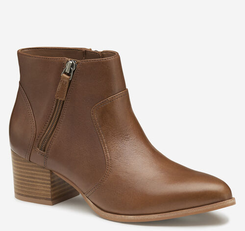 Trista Double-Zip Bootie